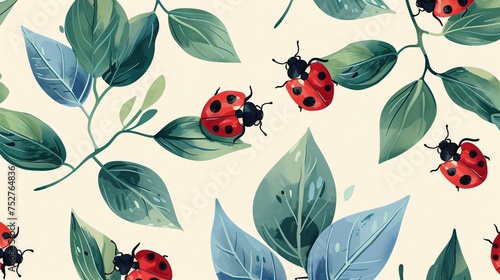 Ladybugs in a Breeze Generative AI © Bipul Kumar