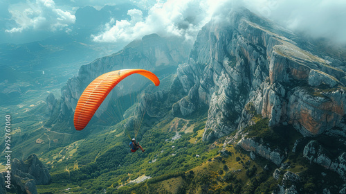 Hang Gliding Help: Soaring Over Mountains with a Friend photo