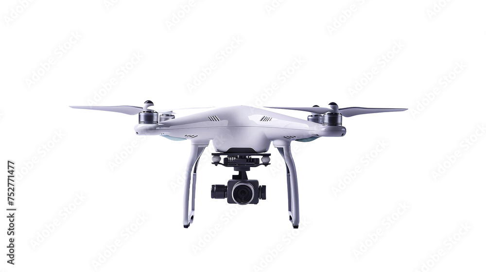 Drone on a white transparent background. Drone PNG file.