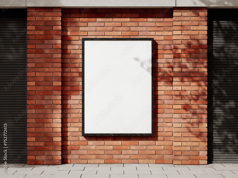 billboard on wall mockup billboard on wall mockup
