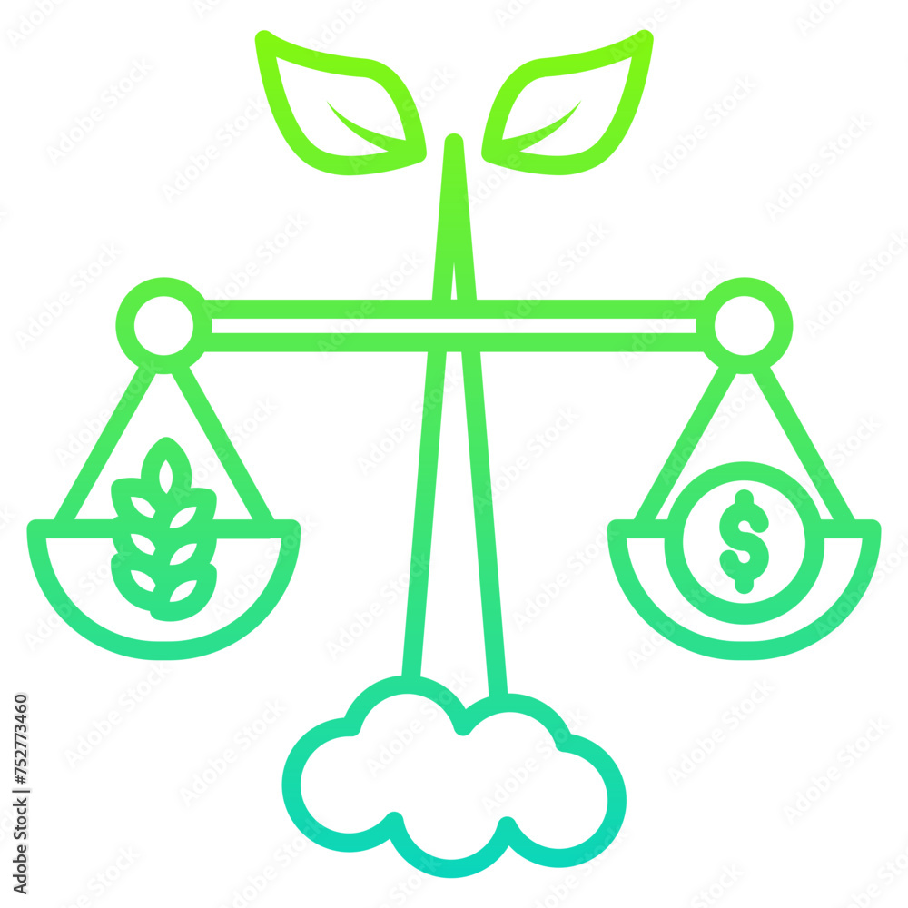 Agriculture Scales Gradient Linear Style Agriculture Scales Gradient Linear Style