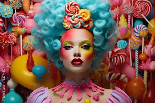 Technicolor Treats: Surreal Candy Bliss