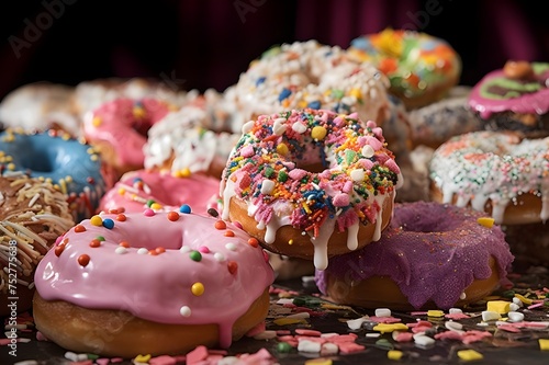 Donut Delight: Mardi Gras Sweetness