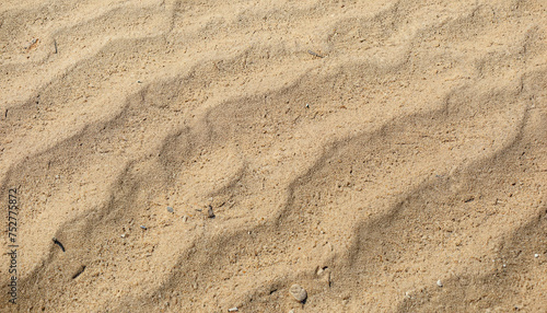 The texture of sand in the desert as a natural background