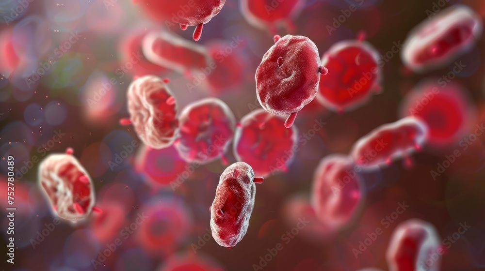 Pneumococcal disease is a name for any infection caused by bacteria called Streptococcus pneumoniae, or pneumococcus - obrazy, fototapety, plakaty 