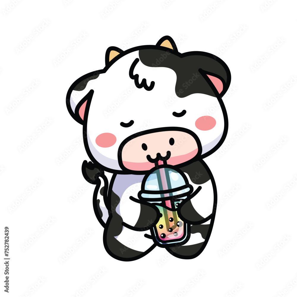 cute cow character mascot cute cow character mascot