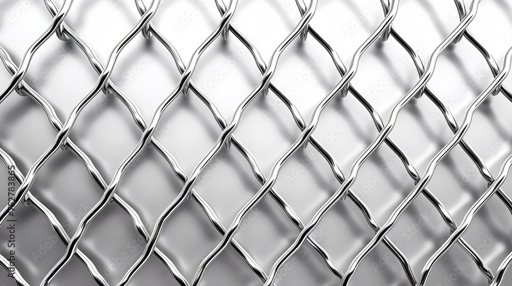 Elegance in Enclosure: Silver Chainlink Fence with Transparent Background Elegance in Enclosure: Silver Chainlink Fence with Transparent Background