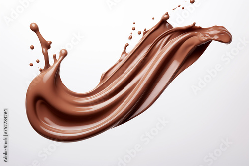 A splash of chocolate