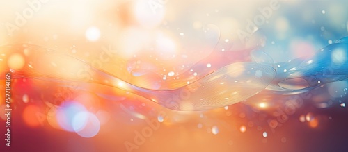 Vibrant Abstract Background with Dynamic Blurs and Bokeh Lights for Modern Design Projects