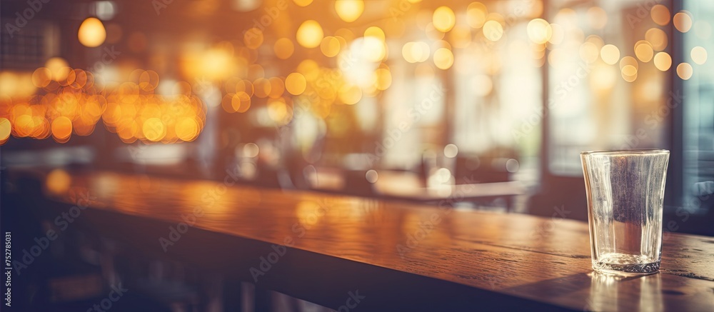Refreshing Glass of Water on Rustic Wooden Table with Sunlight Streaming Through Window Refreshing Glass of Water on Rustic Wooden Table with Sunlight Streaming Through Window