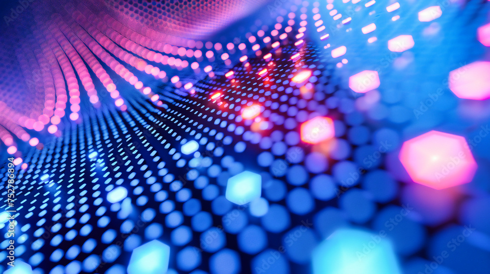 Neon Matrix, The Pulse of Digital Life, An Abstract World of Light and Color in Motion Neon Matrix, The Pulse of Digital Life, An Abstract World of Light and Color in Motion