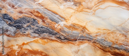 Vibrant Orange and Grey Marble Surface with Unique Patterns and Textures for Creative Design Projects