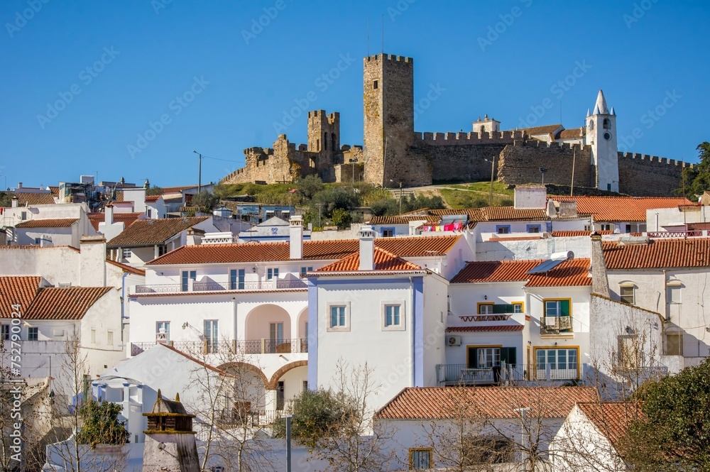 The village of Arraiolos, Portugal