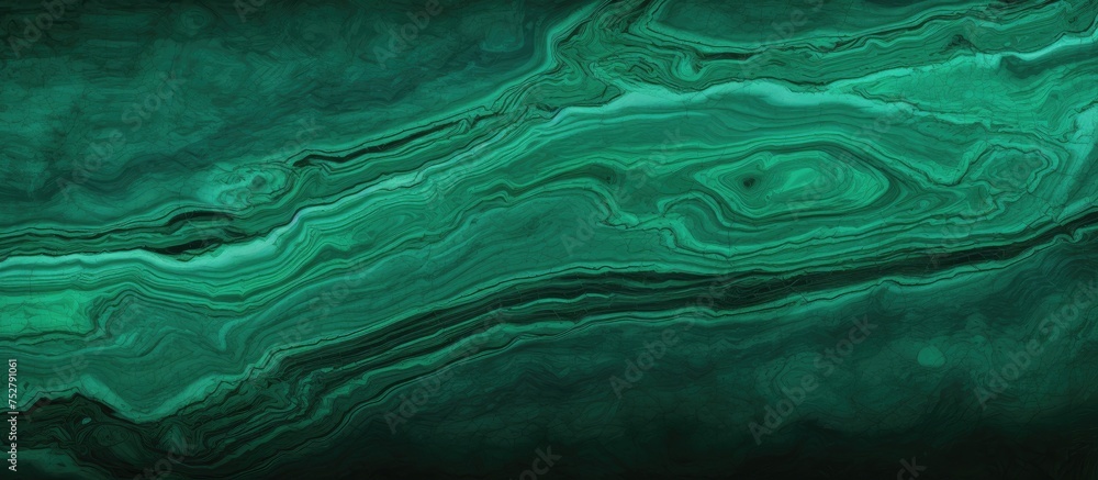Sleek and Elegant Green and Black Marble Background with Luxurious Texture for Design Projects