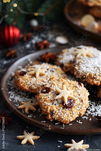 Cinnamon Star Cookies A Festive Treat for the Holiday Season Generative AI