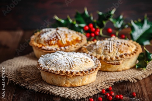 Freshly Baked Pies with a Festive Touch Celebrate the Season with These Delicious Treats Generative AI