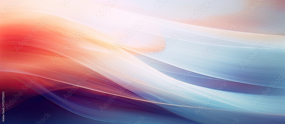 Vibrant Abstract Composition with a Soft-Focus Delicate Blurred Effect Vibrant Abstract Composition with a Soft-Focus Delicate Blurred Effect