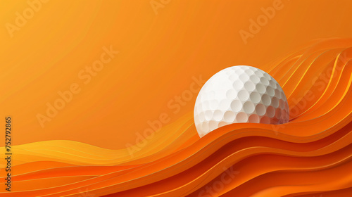 Simple vector illustration logo combined orange