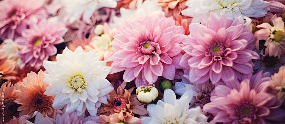 Radiant Blossoms in a Diverse Bouquet - Symbolizing Beauty, Elegance, and Nature's Splendor Radiant Blossoms in a Diverse Bouquet - Symbolizing Beauty, Elegance, and Nature's Splendor