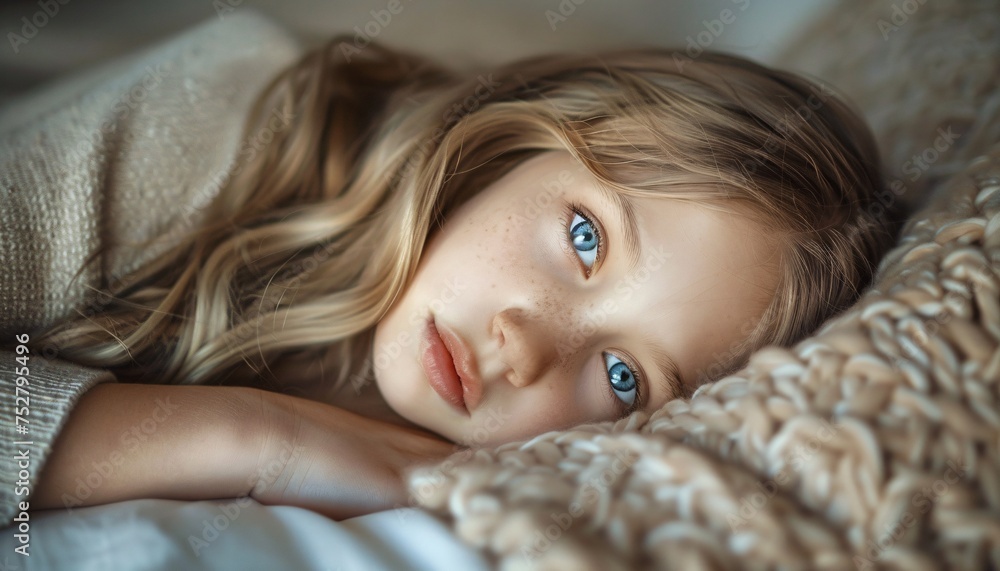 Fall's Favorite A Blonde-Haired Girl with Blue Eyes and Freckles Generative AI Fall's Favorite A Blonde-Haired Girl with Blue Eyes and Freckles Generative AI