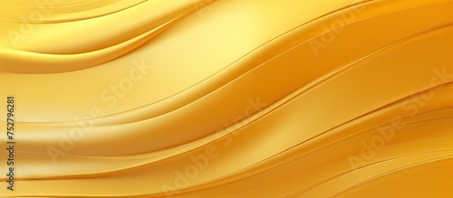 Elegant Golden Background with Flowing Curves and Shimmering Lines for Luxurious Design Projects