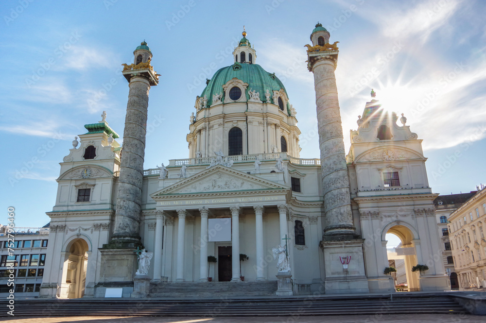 Karlskirche Catholic Church. Vienna. Austria