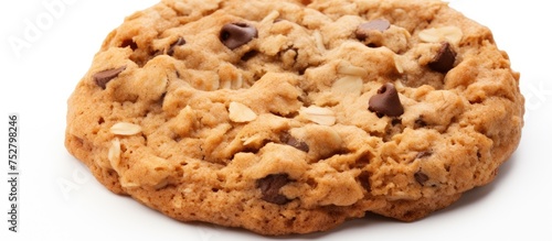 Delicious Homemade Cookie Featuring Rich Milk Chocolate Chips and Crunchy Almonds