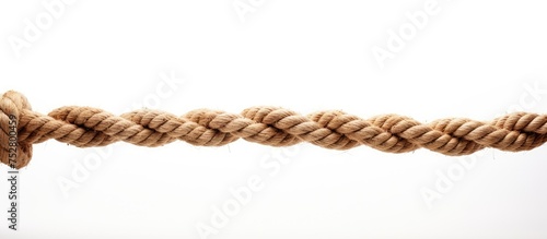 Symbolic Knot: Intricate Rope Tied in a Single Secure Knot, Conceptual Connection and Unity