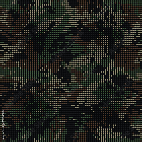 Abstract halftone seamless ...