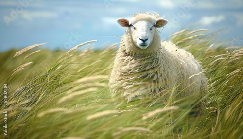 Sheep in the Field A Cool and Fresh Look at the Monthly Event of Shearing Generative AI