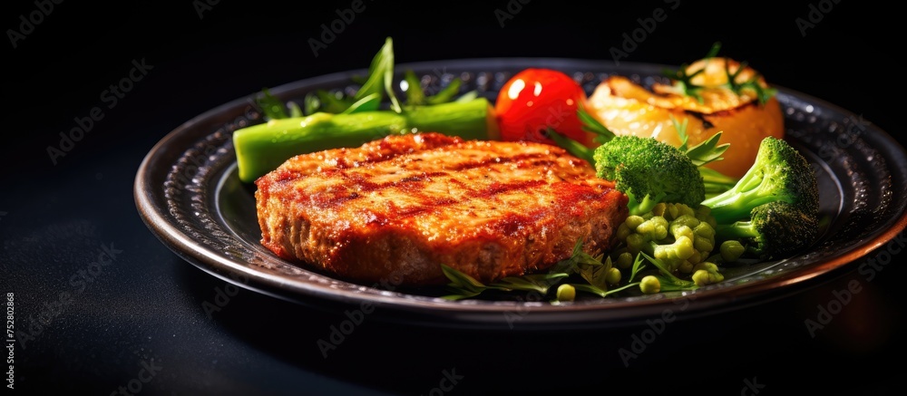 Savor the Culinary Delight of a Plate Overflowing with Delicious Broiled Vegetables Savor the Culinary Delight of a Plate Overflowing with Delicious Broiled Vegetables