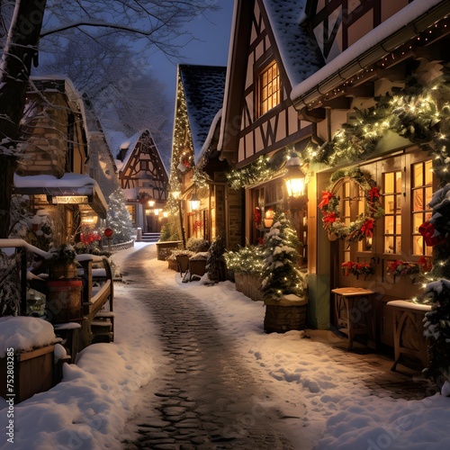 Christmas in the old town of Rothenburg ob der Tauber