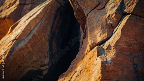 Close up rock formation