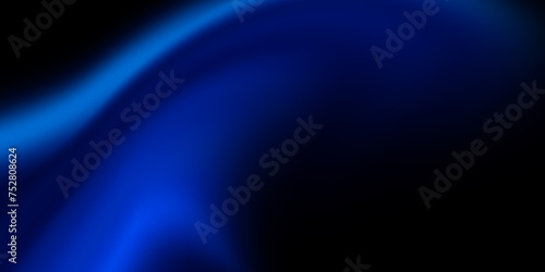 Blue gradient background, abstract illustration of deep water