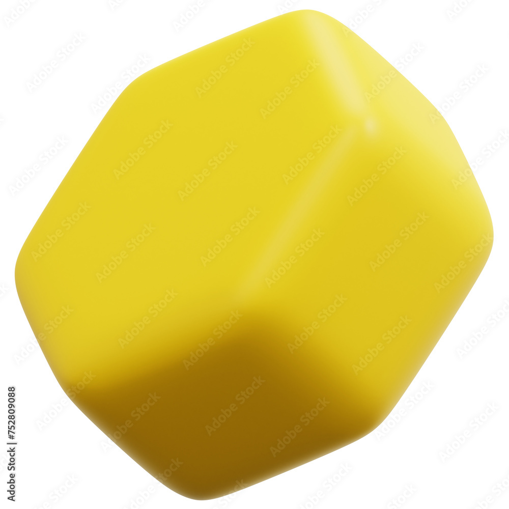 hexagonal prism 3d render icon illustration hexagonal prism 3d render icon illustration