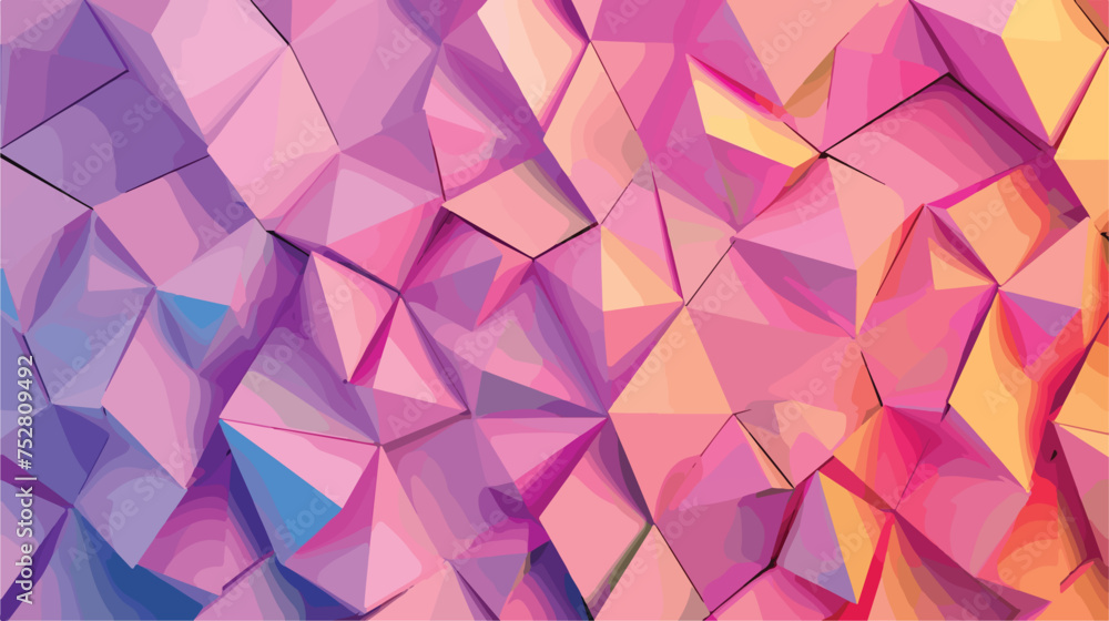 Background pattern geometric pattern origami style wit - obrazy, fototapety, plakaty 