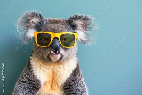 Sunglasses-Wearing Koala: Fashionable Fluff, AI Generative  © NikoArakelyan