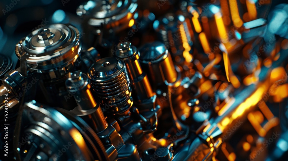 The engine roared as the piston moved up and down within the cylinder, lubricated by fresh oil, as the car's gears shifted smoothly, all working in perfect harmony.