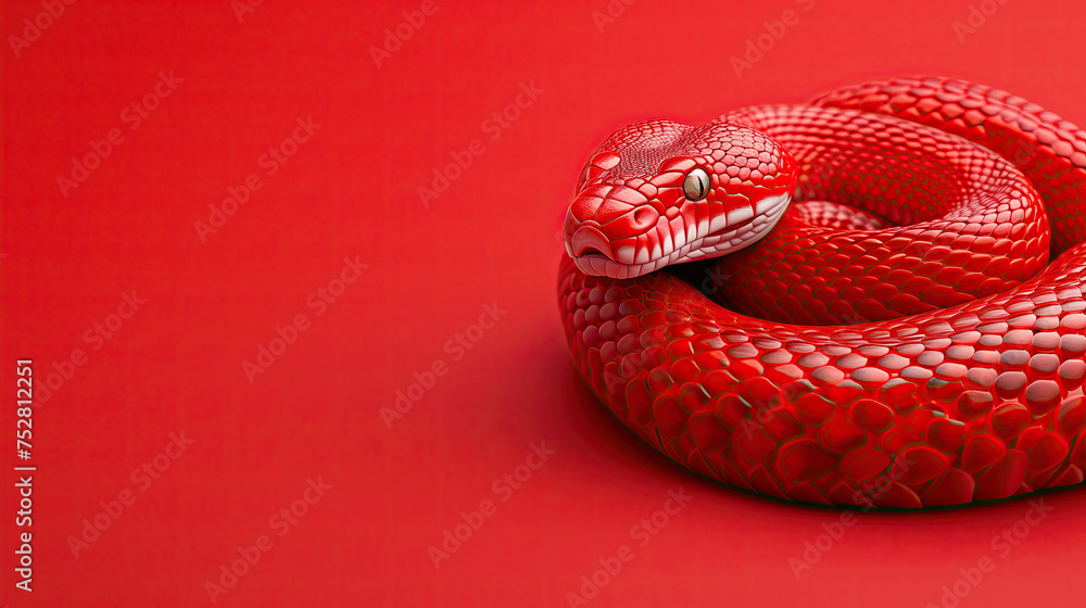 Fototapeta premium chinese snake statue