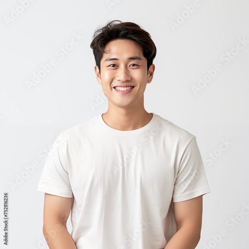 20s Korean man smiling potrait © viet