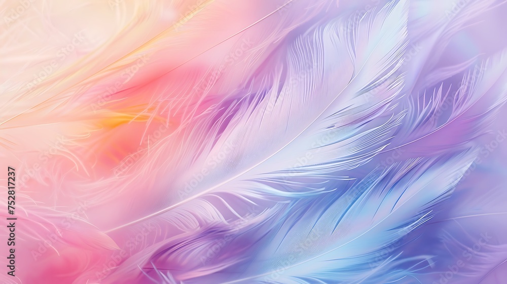 pastel colour feather abstract background pastel colour feather abstract background