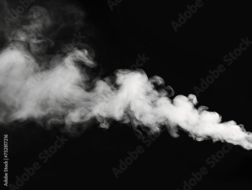 Abstract swirls of white smoke drifting across a dark backdrop