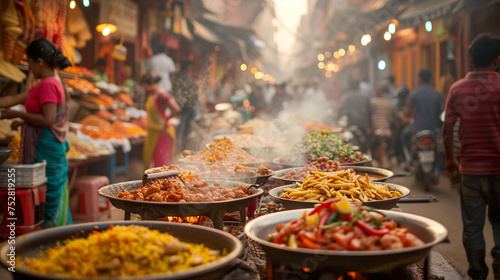 Indian street foods © Bestdream