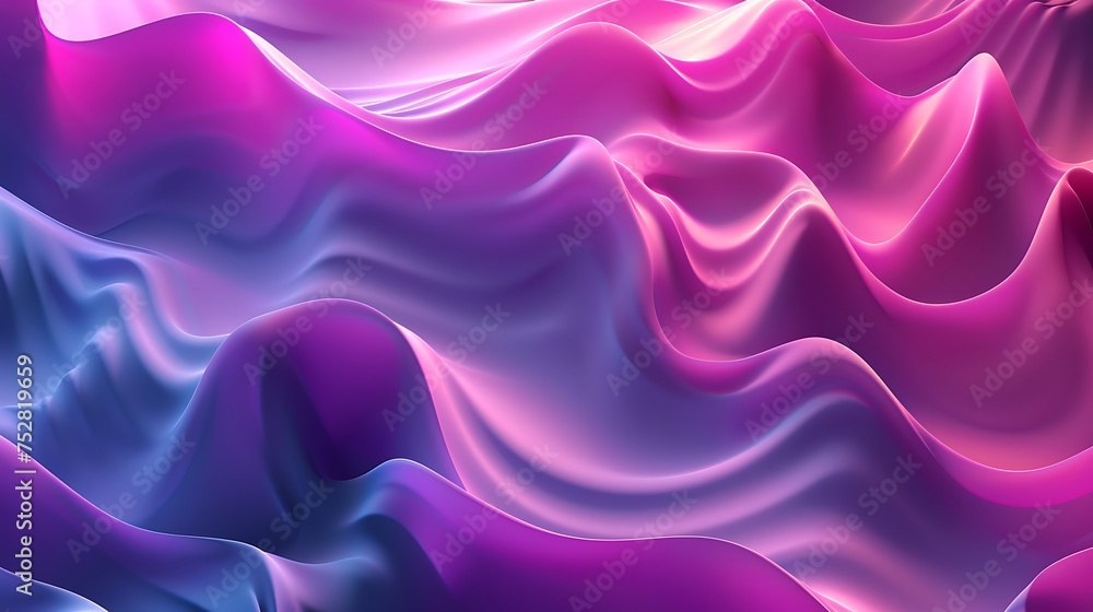 Wave liquid style lines with shadows and light on gradient background Wave liquid style lines with shadows and light on gradient background