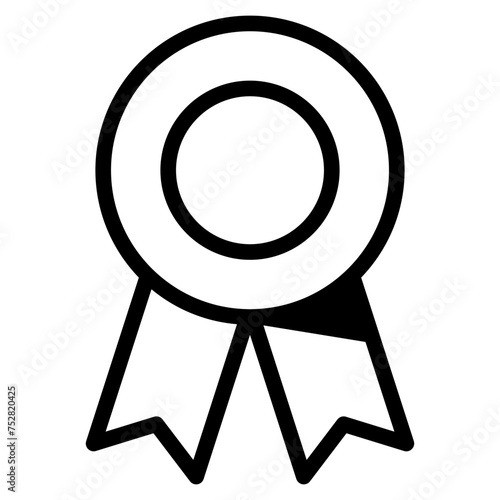 Winning award, prize, medal or badge icon for apps and websites
