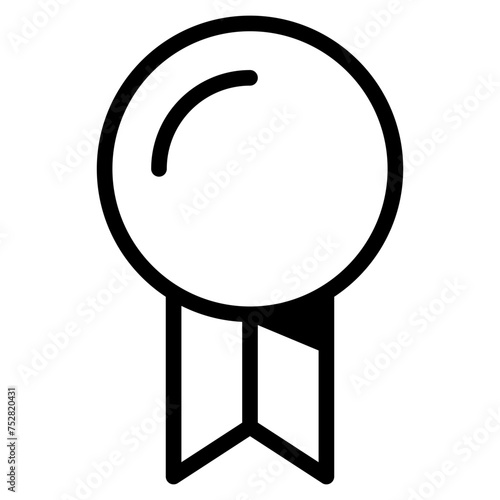 Winning award, prize, medal or badge icon for apps and websites