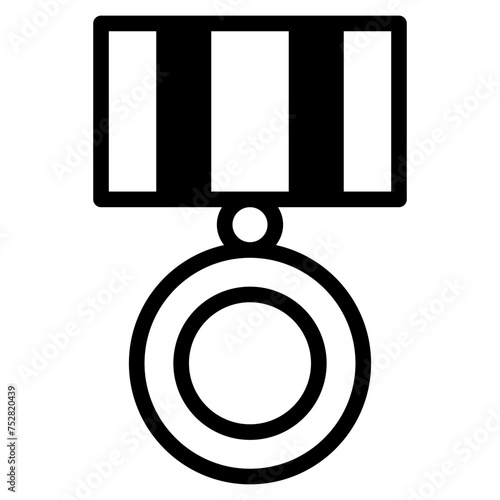 Winning award, prize, medal or badge icon for apps and websites
