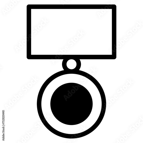 Winning award, prize, medal or badge icon for apps and websites