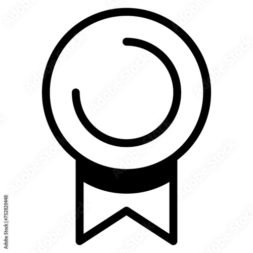 Winning award, prize, medal or badge icon for apps and websites