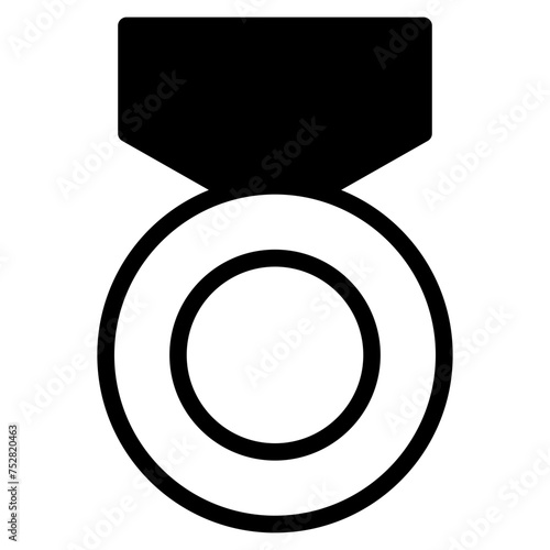 Winning award, prize, medal or badge icon for apps and websites